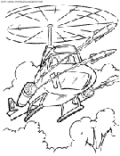 dibujo helicoptero