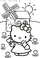 dibujo hello kitty