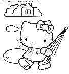 dibujo hello kitty