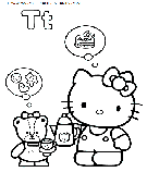 dibujo hello kitty