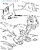 dibujo paqueno dinosaurio