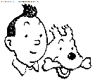 dibujo tintin