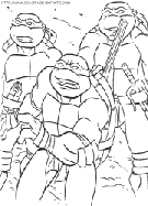 dibujo las tortugas ninja turtles