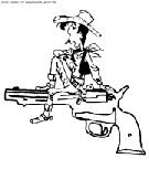 dibujo lucky luke