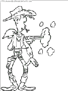 dibujo lucky luke