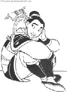 dibujo mulan