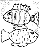 dibujo pescados