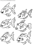dibujo pescados
