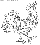 dibujo gallinas