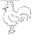 dibujo gallinas