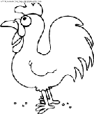 dibujo gallinas