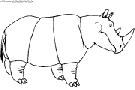 dibujo rhinoceros
