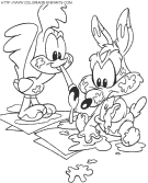 dibujo baby looney tunes