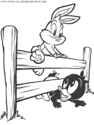 dibujo baby looney tunes