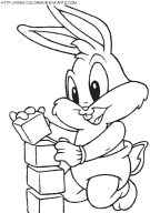 dibujo baby looney tunes