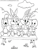 dibujo baby looney tunes