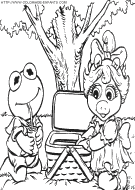 dibujo baby muppets