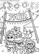 dibujo baby muppets