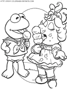 dibujo baby muppets