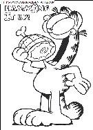 dibujo garfield