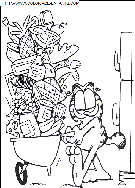 dibujo garfield