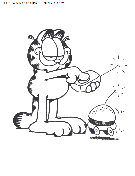 dibujo garfield