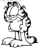 dibujo garfield