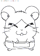 dibujo hamtaro