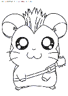 dibujo hamtaro