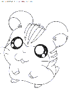 dibujo hamtaro