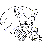 dibujo sonic