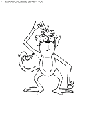 dibujo monos