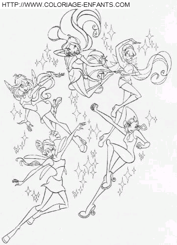dibujo Winx Club