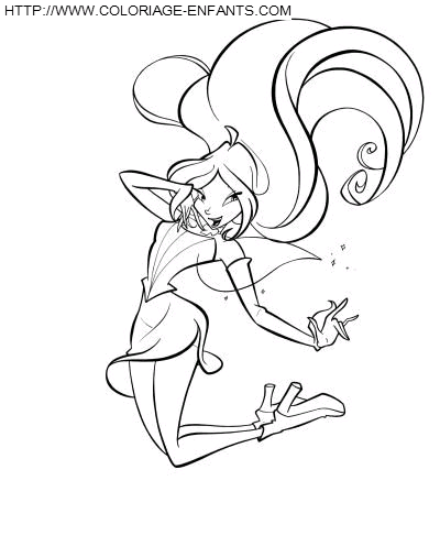 dibujo Winx Club
