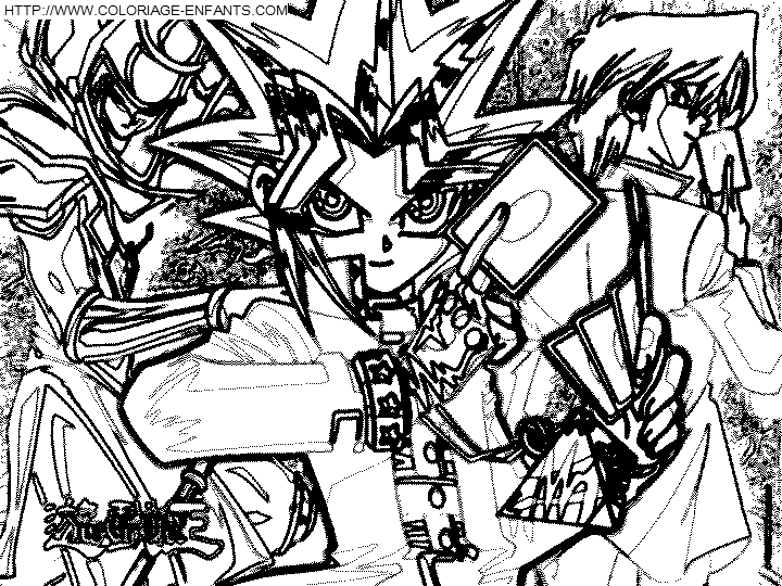 dibujo Yu Gi Oh
